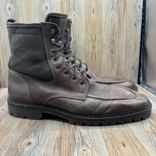 Flag LTD Men's Marsen Leather Shearling LIned Lace Up Boots Size 11