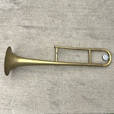Antique 1930s F.E. Olds And Sons Ambassador Trombone California USA As Is Parts