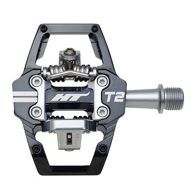 HT Components T2 Klickpedale schwarz 9/16'' MTB Enduro Trail SPD kompatibel