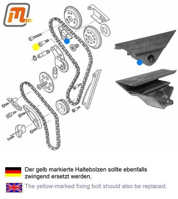 FORD Granada Scorpio camshaft timing chain guide bar upper DOHC 2,0-2,3i