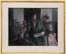 George Weissbort (1928-2013) - 20th Century Oil, Quiet Reflection