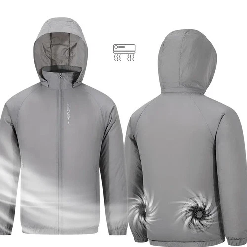 Portable Air Conditioner Jacket USB Fan Cooling Coat Outdoor Work Construction F - product listing photo