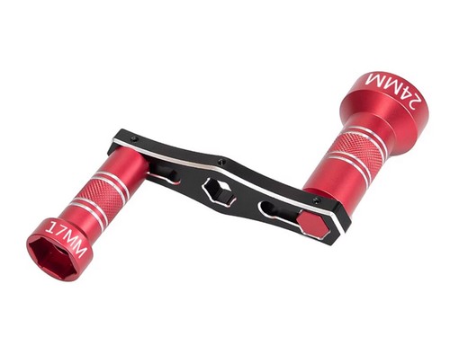 ALU 17 / 24mm HEX WHEELS NUT WRENCH HAND TOOLS FOR 1/5 1/6 1/7 1/8 TRAXXAS XRT - Picture 6 of 12