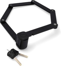 Fischer Halter Faltbares Fahrradschloss 85 cm schwarz
