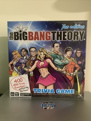 Cardinal Games The Big Bang Theory Trivia Game Fan Edition Factory Sealed New!!