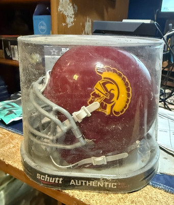 USC TROJANS--SCHUTT----MINI HELMET
