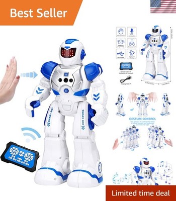RC Gesture Sensing Robot Toy for Kids - Dancing, Singing, Programmable Fun
