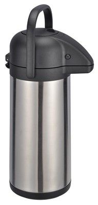 Edelstahl Thermokanne 3 L  Pumpkanne Isolierkanne Thermoskanne Airpot Iso-Kanne