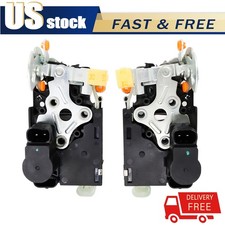 Pair Of Power Door Lock Actuator W Latch For Chevrolet Gmc Front Left Right