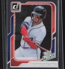 2026 Donruss Clearly #110 Eduardo Tait Rated Prospect
