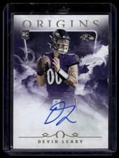 Devin Leary 2024 Panini Origins Rookie Autographs Auto