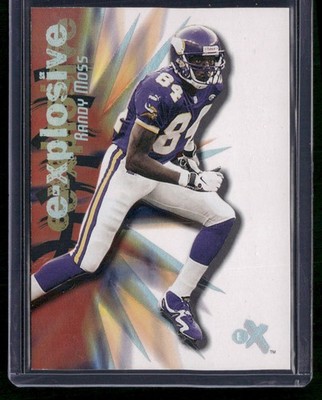 2000 Fleer E-X #7 XP Randy Moss X - E-Xplosive