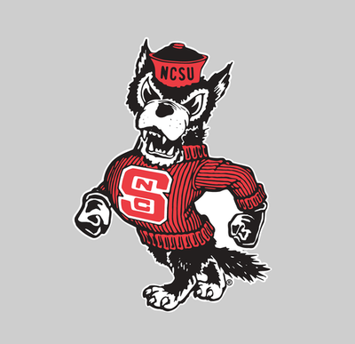 #ad Sticker North Carolina State Wolfpack Logo Die Cut Laminated Vinyl Decal $3.50
