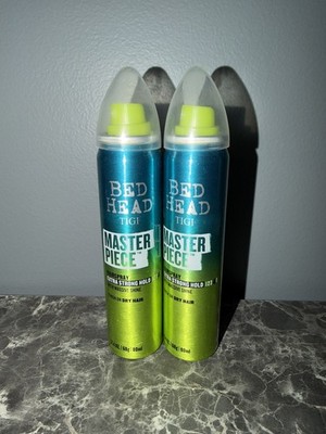 TIGI BED HEAD MASTER PIECE EXTRA STRONG HOLD HAIR SPRAY 2.4oz 2 pk FREE SHIPPING