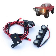 Front Rear LED Light Roof Light For Traxxas 1/18 Trx4m K10 Heightening RC Parts