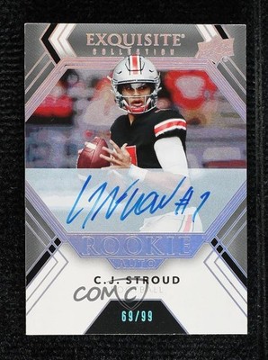 2022 Goodwin Champions Exquisite Collection Rookie 69/99 CJ Stroud Auto 4et