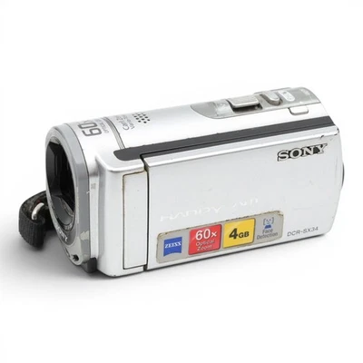 Sony Handycam DCR-SX34 Camcorder Videokamera - Carl Zeiss Vario 1,8-108mm Optik - Bild 1 von 4