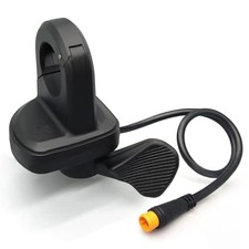 Quick Install Right Thumb Throttle Speed 24V 36V 48V Yellow Waterproof Plug