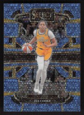 2024 Panini Select WNBA #47 Zia Cooke Light Blue Disco Prizms #/125