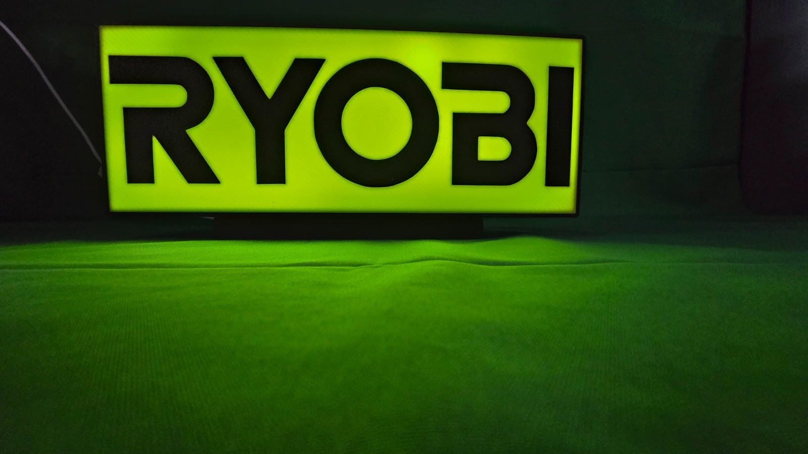 Green/Black Lettering