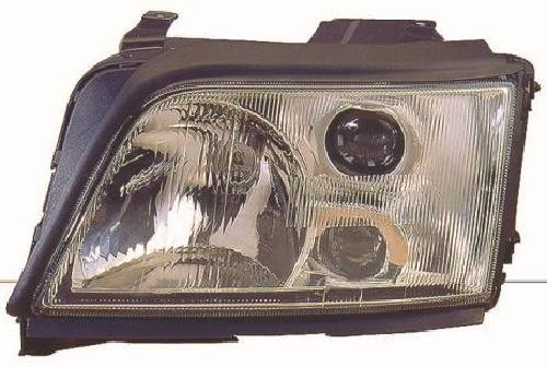 ABAKUS Main Headlight 441-1118R-LD-EF For Audi Right 1994-1997 H1/H3