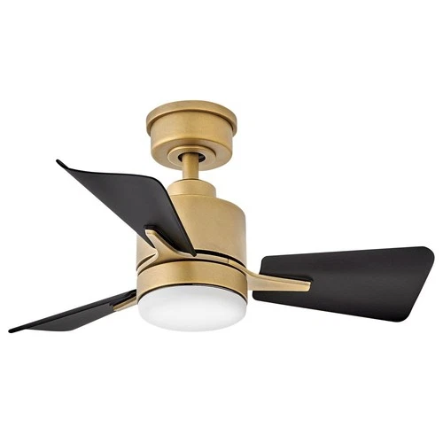 Hinkley Lighting - Atom - 3 Blade Dual Mount Ceiling Fan with Light Kit In - Picture 1 of 4