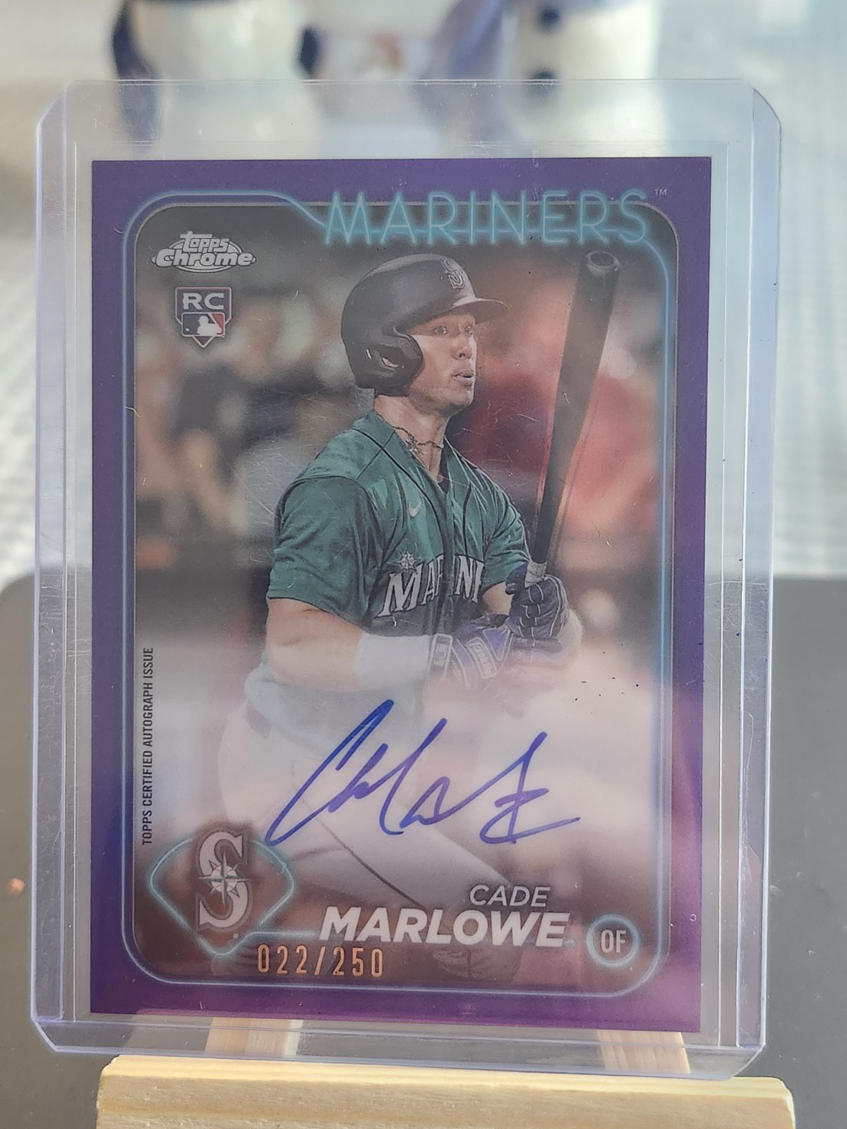 2024 Topps Chrome Cade Marlowe Auto Purple Refractor #/250 #RA-CMA