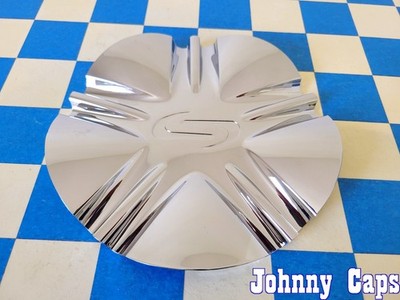 STRADA Wheels # S092085-CAP . NEW CHROME Custom Wheel Center Cap [47] (QTY. 1)