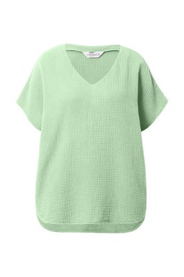 Studio Untold Damen große Größen Blusenshirt oversized Musselin