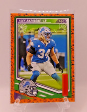 ALEX ANZALONE 2025 Panini Score A Treat Orange Pumpkins #92 Detroit Lions
