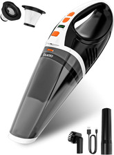 Aspirabriciole Senza Fili Potente, 10000Pa Aspirapolvere Auto Portatile Con LED,