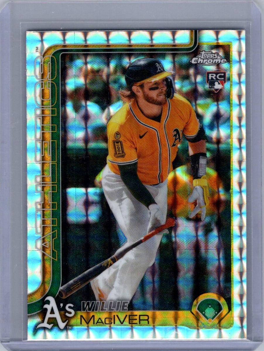 2025 Topps Chrome Update Series - Willie MacIver #USC81 Geometric Refractor (RC)