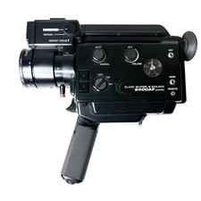 Elmo 2400AF Super 8 Sound Camera Parts Repair Fungus Lens Power OK