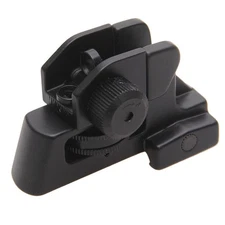 Steel Rear Sight For Picatinny Rails Adjustable Dual Aperture Sights