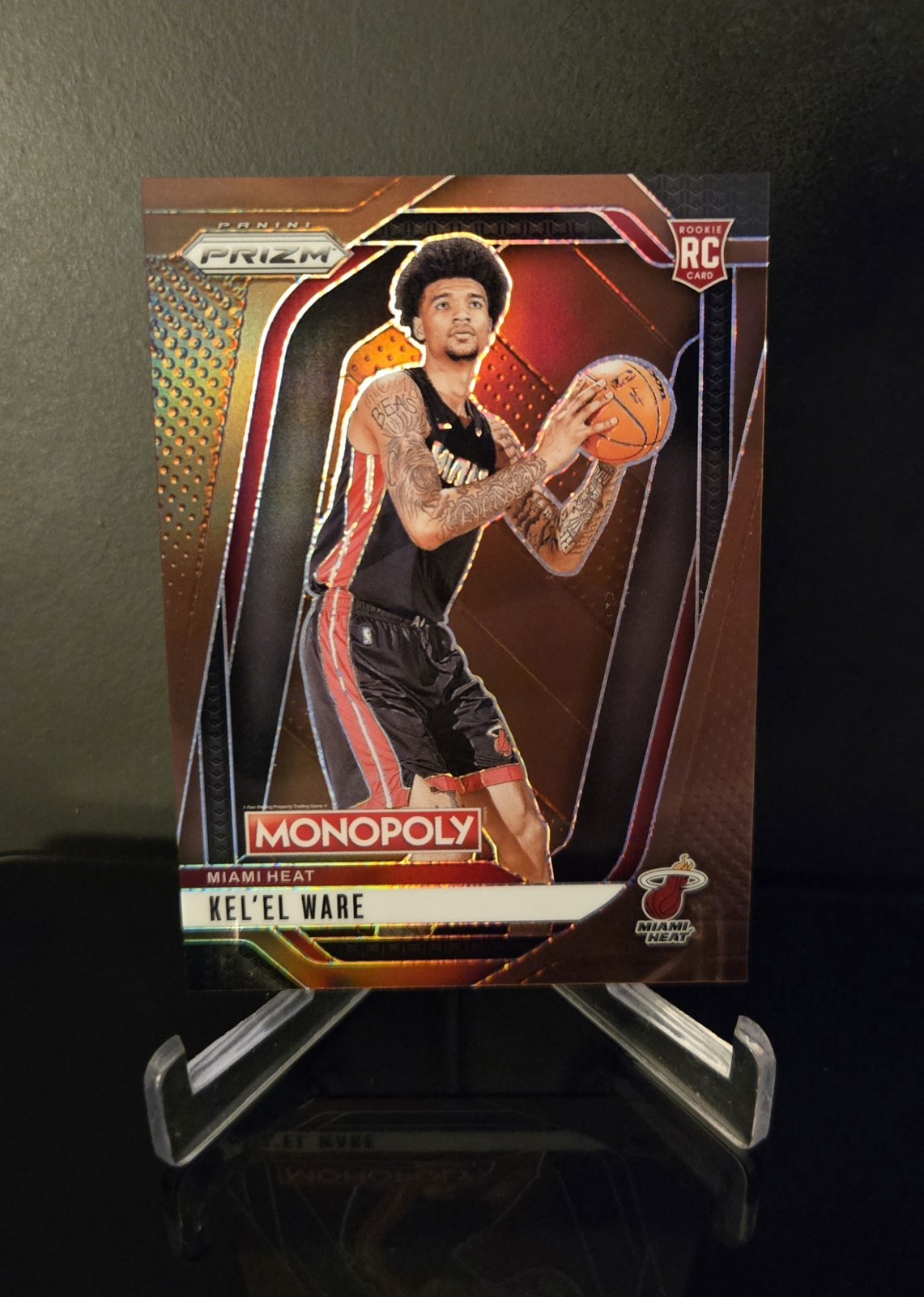 #'d/299 🔥 KEL'EL WARE RC SP 2024-25 Panini Prizm Monopoly Brown Rookie No. 30