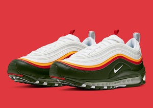 air max 97 green red yellow white
