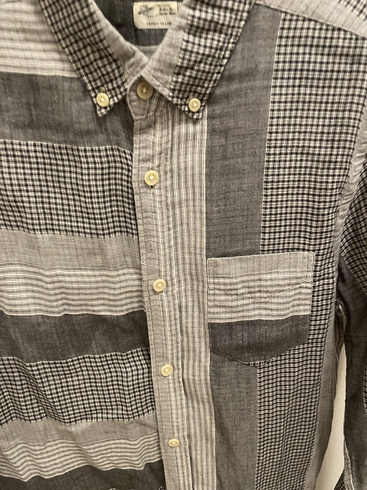 Mens allsaints shirt classic rare small image 2