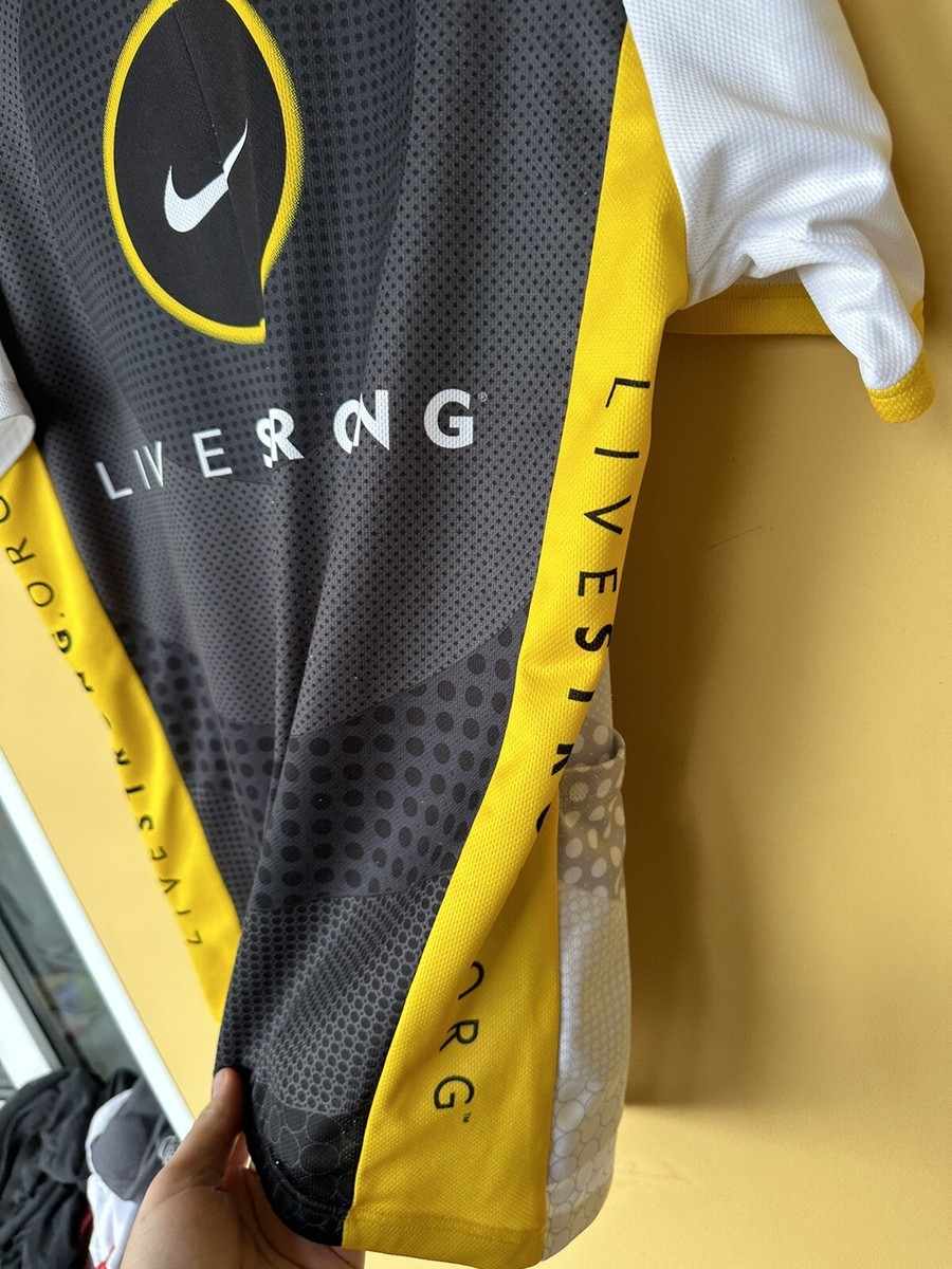 Nike LIVESTRONG サイクルジャージ Lサイズ Vintage Nike Livestrong Cycling Jersey Adult M Bike Shirt