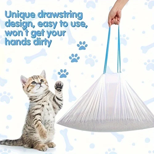 OMCPET Cat Litter Box Self Cleaning Odor Removal 10L Litter Liner Deodorize - Picture 13 of 34