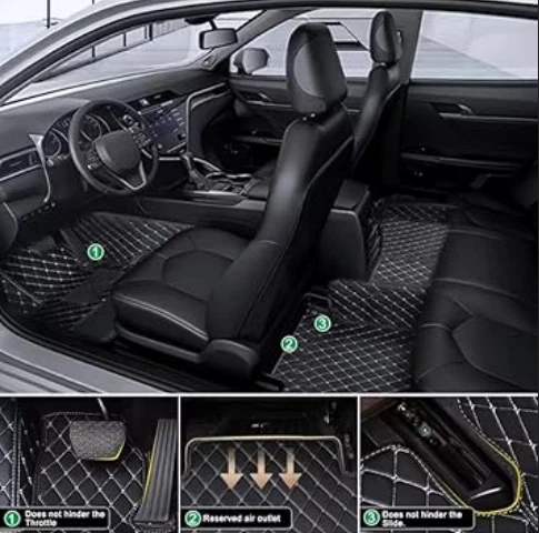 For Honda Ridgeline 2006-2023 All Models Car Floor Mats Carpet Waterproof Custom - Imagen 17 de 38