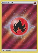 Fire Energy (Texture Full Art) 153/159 Ultra Rare Crown Zenith