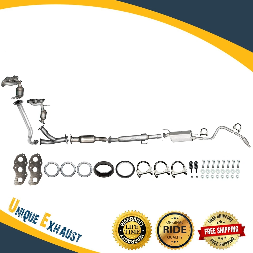 Sistema de escape completo compatible con Toyota Sienna 2007 2008 2009 2010 3,5 L A.W.D. NUEVO Foto 4 de 4