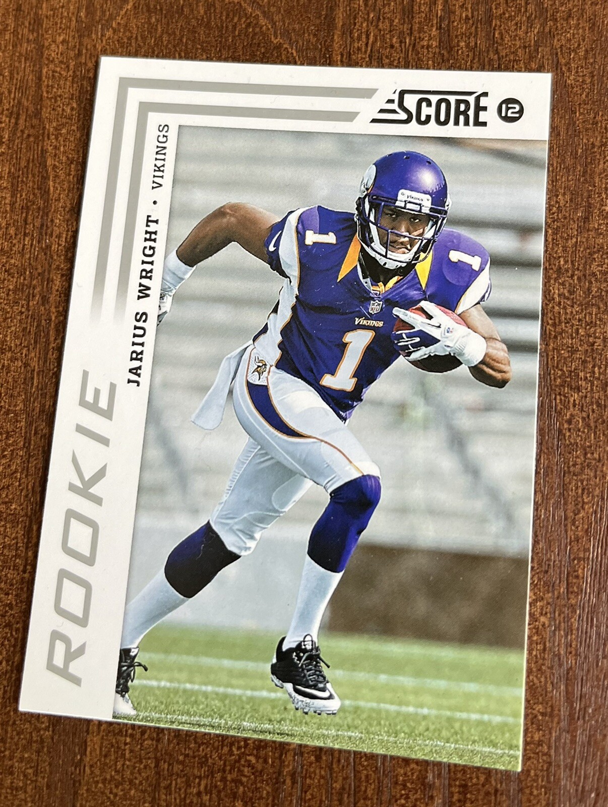 jarius wright minnesota vikings 2012 Score rookie card #336