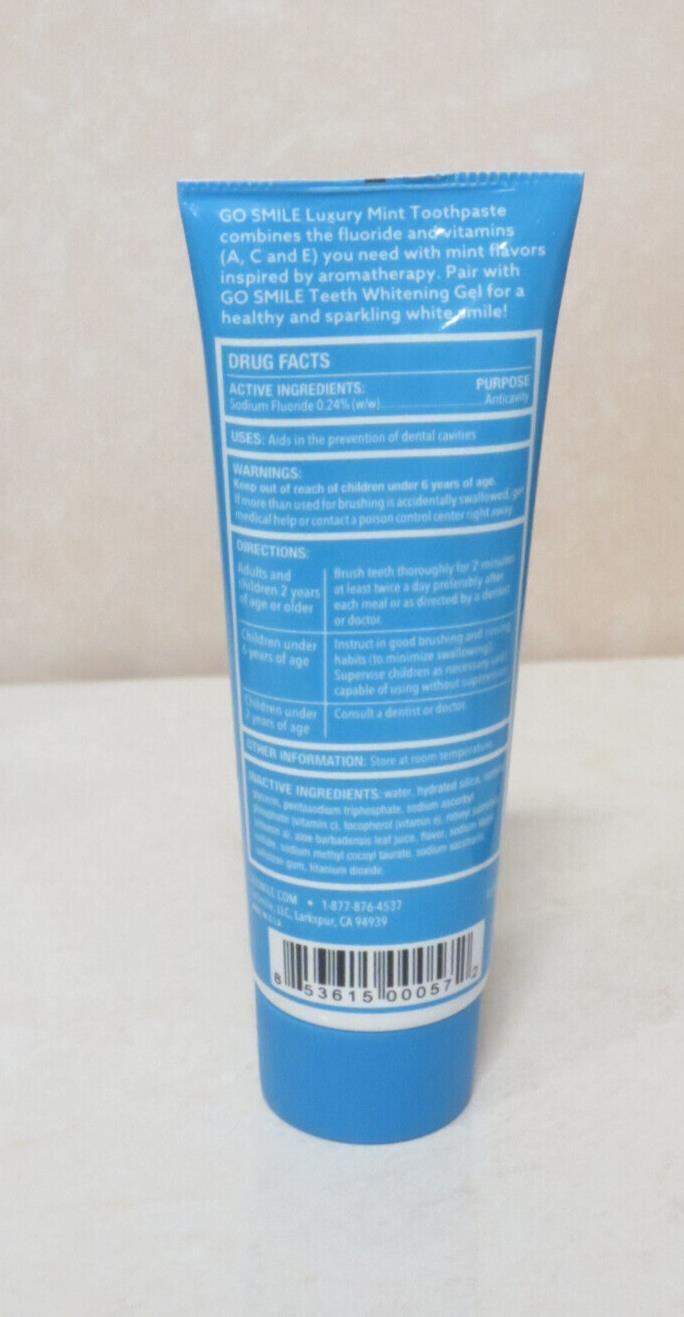 GO SMILE PROFESSIONAL CLEAN LUXURY TOOTHPASTE 1 OZ LOT OF 10