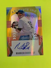 2020 PANINI ABSOLUTE MAURICIO DUBON ABSOLUTE INK GOLD AUTOGRAPH 4/5 ~ #AI-MD