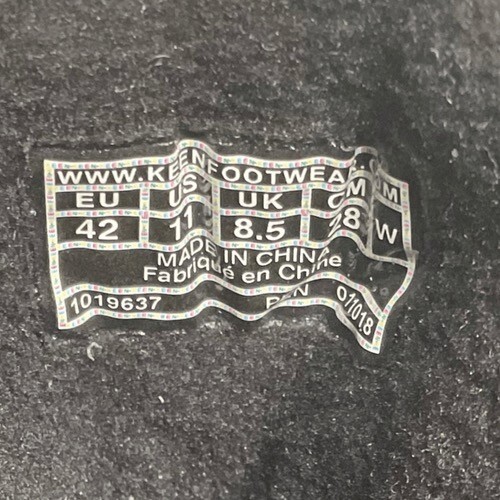 Stivali da neve donna Keen Elsa II in pelle stringati trapuntati alla caviglia pioggia nuovi senza etichette taglia 11