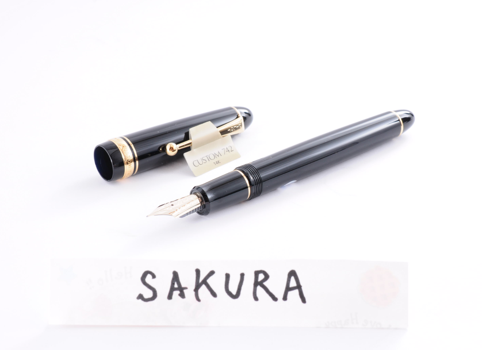 Pilot Namiki Fountain Pen Custom 742 Black SFM Nib FKK2000RBSFM