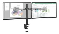 Techly Supporto da Scrivania per 2 Monitor 13-32'' a Morsetto