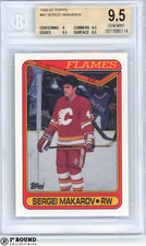 POP 1: Sergei Makarov RC BGS 9.5: 1990-91 Topps Rookie Card #60