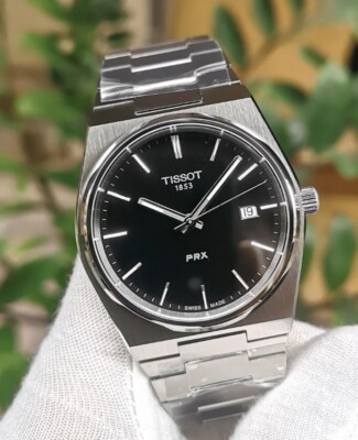 Tissot T137.410.11.051.00 PRX T-Classic Black Analog Swiss Quartz
